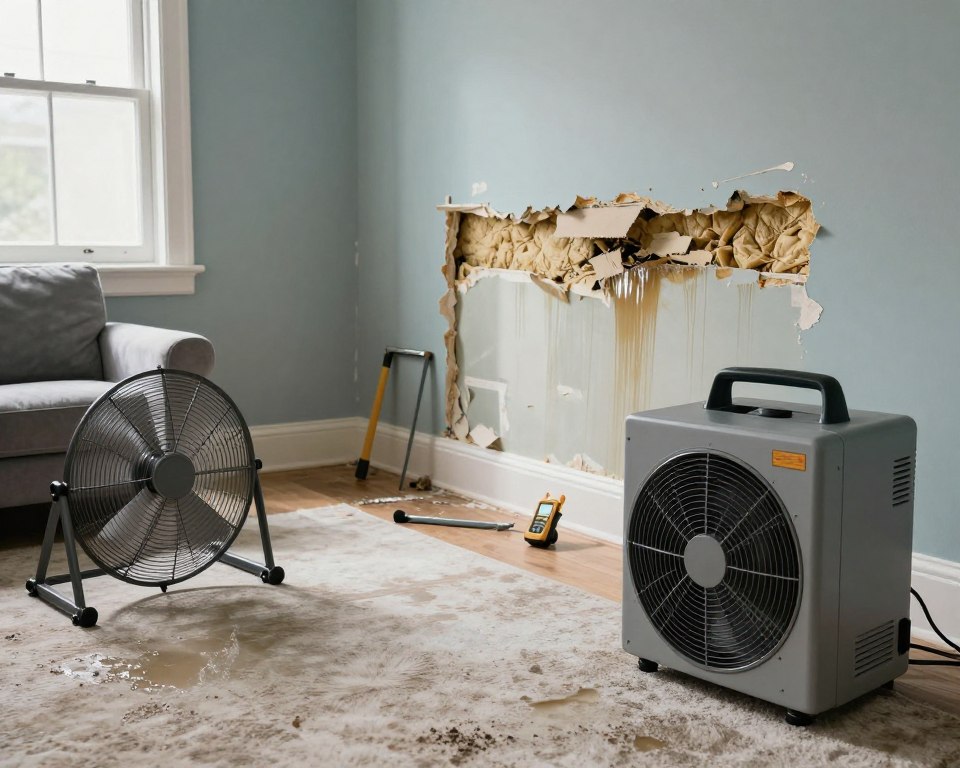 Can I handle water damage restoration myself or should I hire professionals