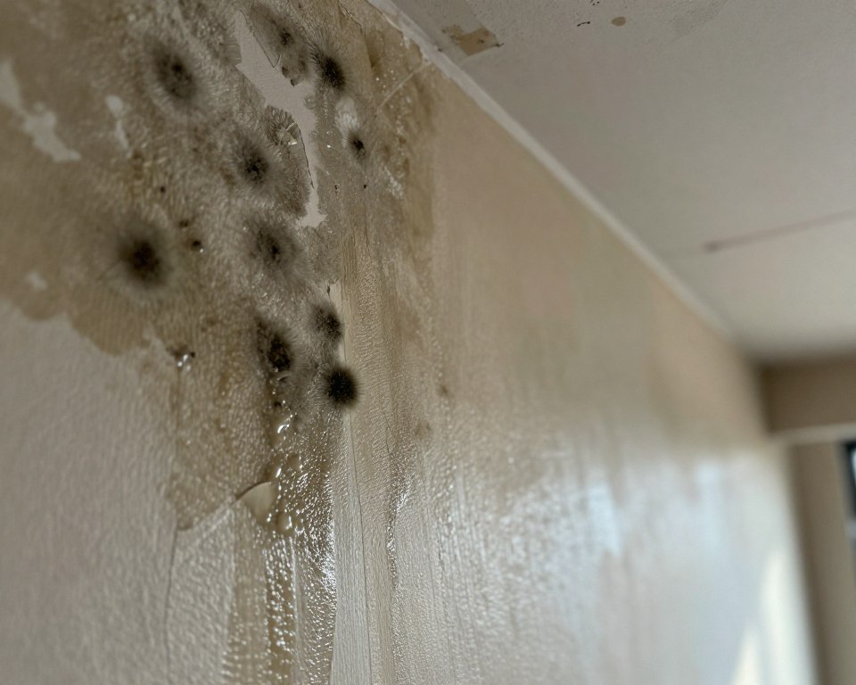 How can I tell if water damage is causing mold growth