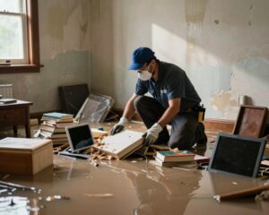 How do I know if my belongings are salvageable after water damage