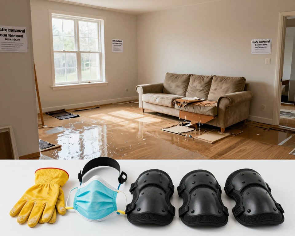 safety precautions for water damaged property