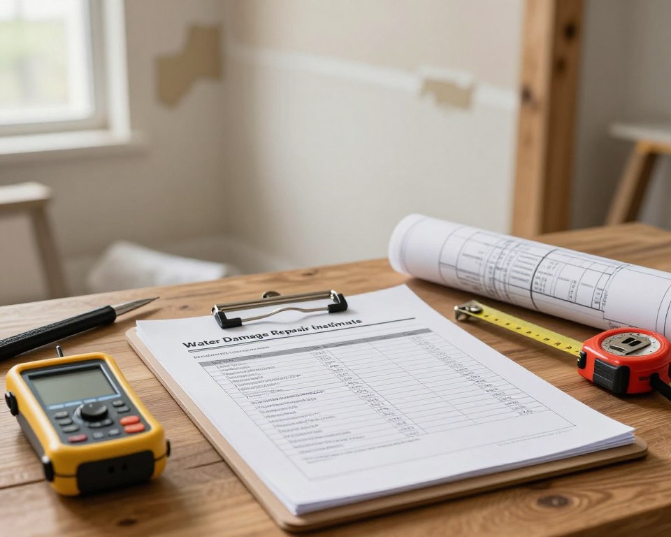 water damage repair estimate water damage repair estimate