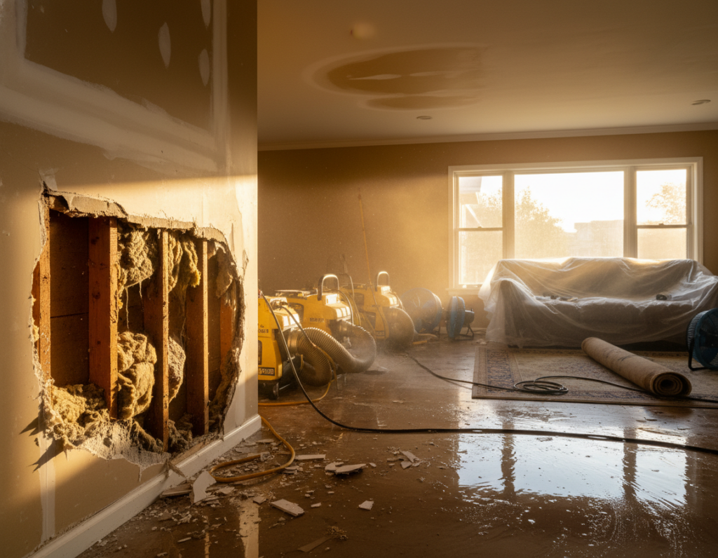 water damage restoration