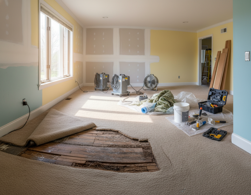 water damage restoration