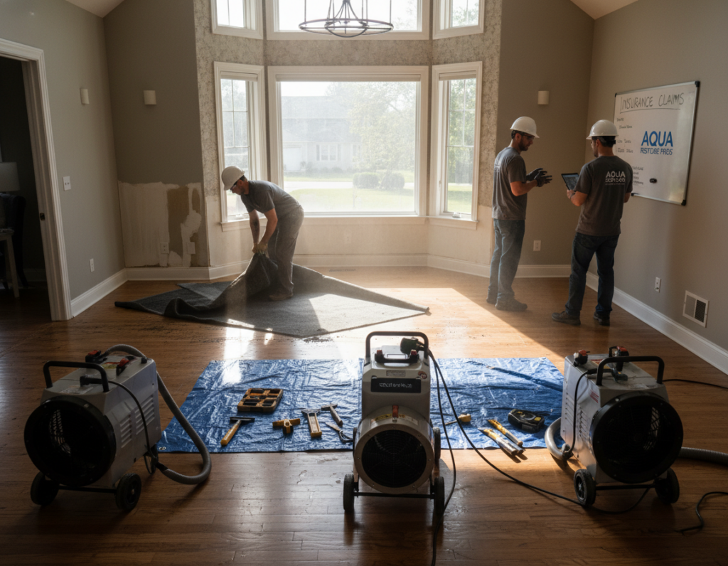 water damage restoration company