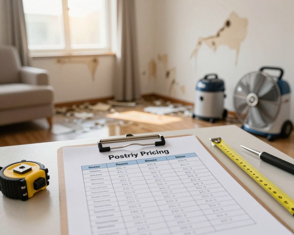 water damage restoration pricing water damage restoration pricing