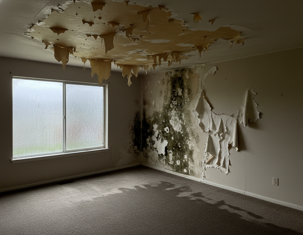 water damage signs