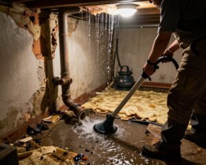 Burst Pipe water damage Somersworth NH