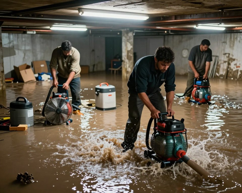 Rapid Basement Flood Cleanup