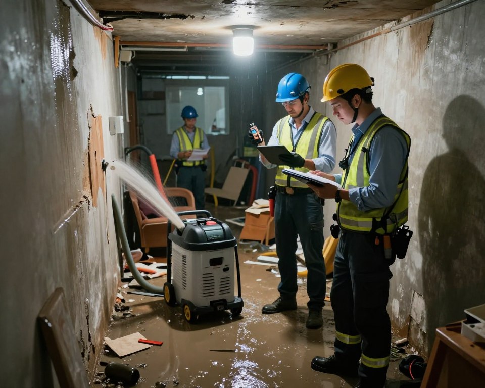 quick water damage response team