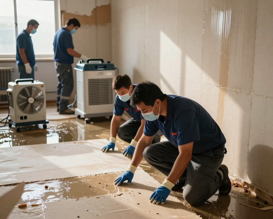 water damage cleanup