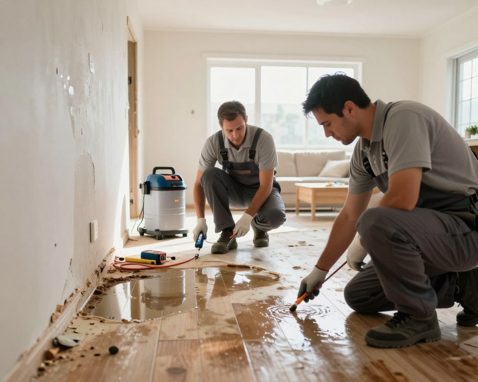 water damage restoration process
