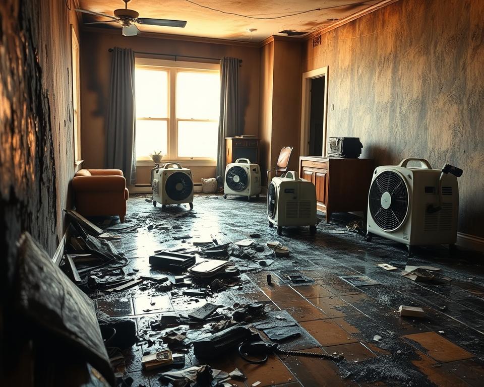 Fire damage restoration and emergency water damage services Epping NH