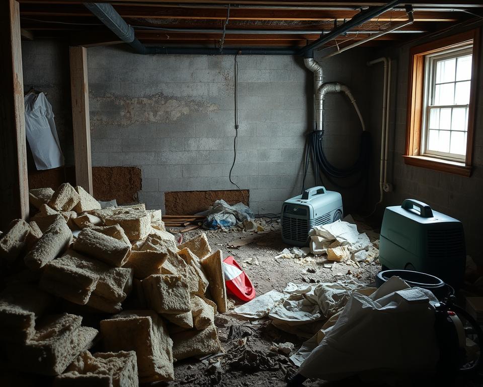 basement water damage restoration