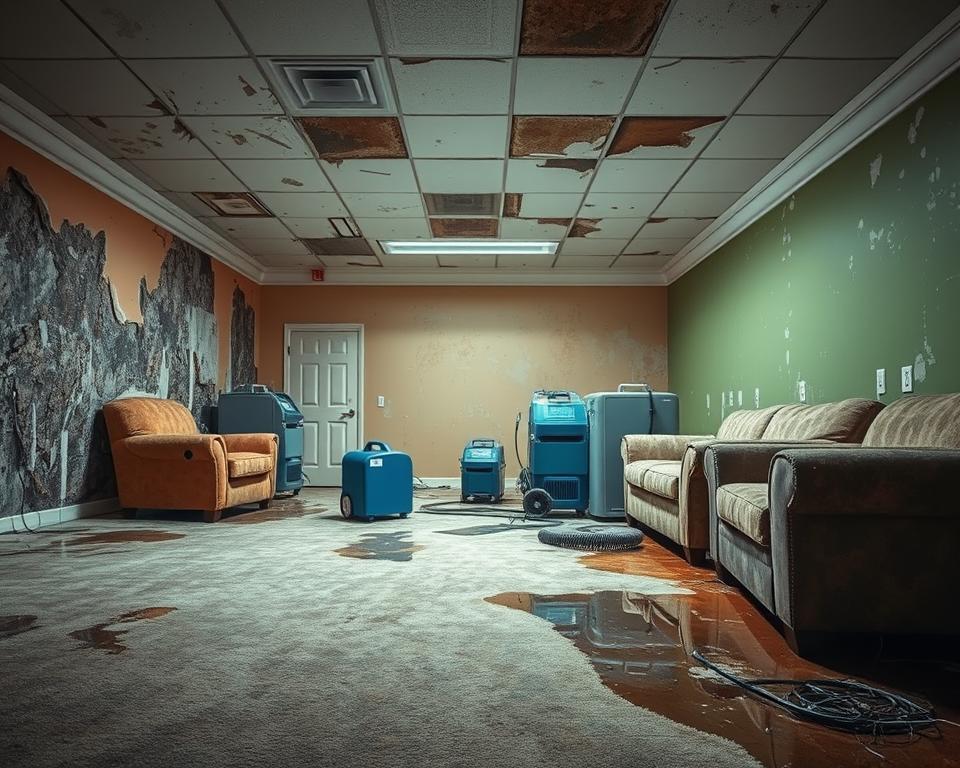 emergency water damage cleanup