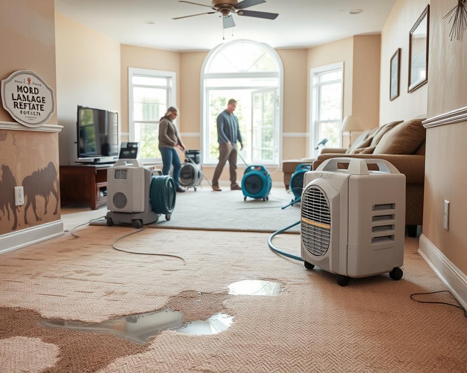 residential water damage restoration