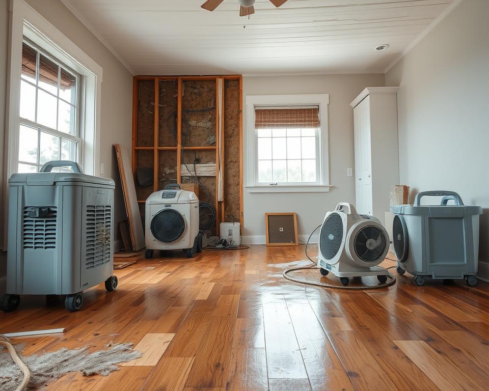 water damage restoration in Kensington NH