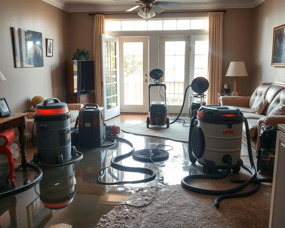 emergency water damage cleanup